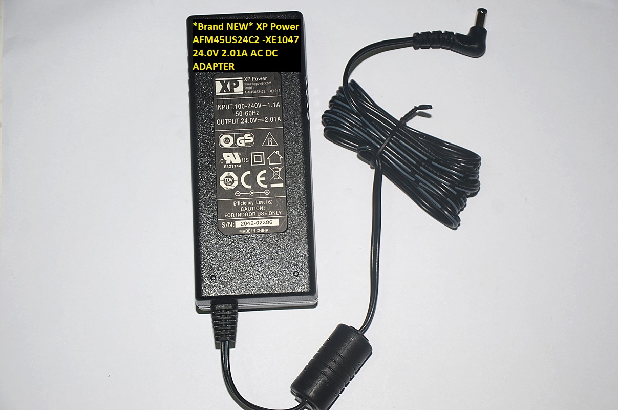 *Brand NEW* 4.8*1.7 XP Power 24.0V 2.01A AC DC ADAPTER AFM45US24C2 -XE1047